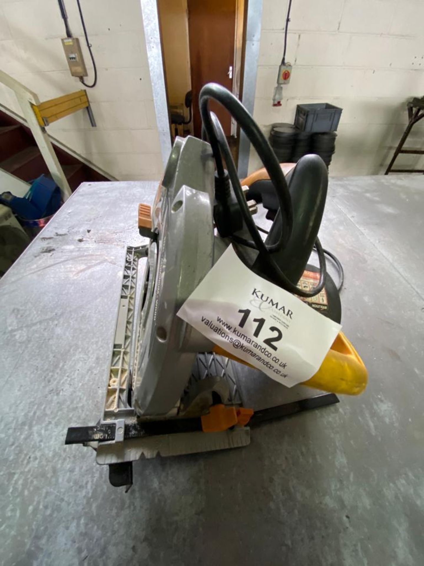 Evolution Rage Mitre Saw - - Please Note this Lot is Located at V & L Metals Stafford Park Telford - - Image 6 of 7