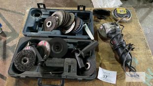 Bosch GWS 660 Professional Grinder in carry case with discs and locking key - Please Note this Lot