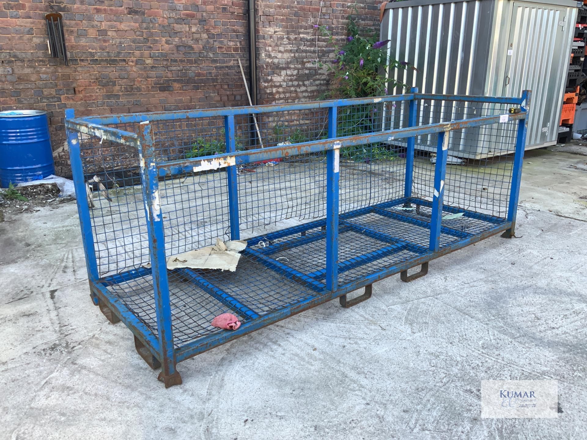 Metal Stillage Suitable for Fork Truck Use - L - 3m x w - 1.1m - Image 3 of 8