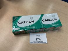 1: Outer 10 x 20 Carlton Green Filter Superkings Unopened Cigarettes