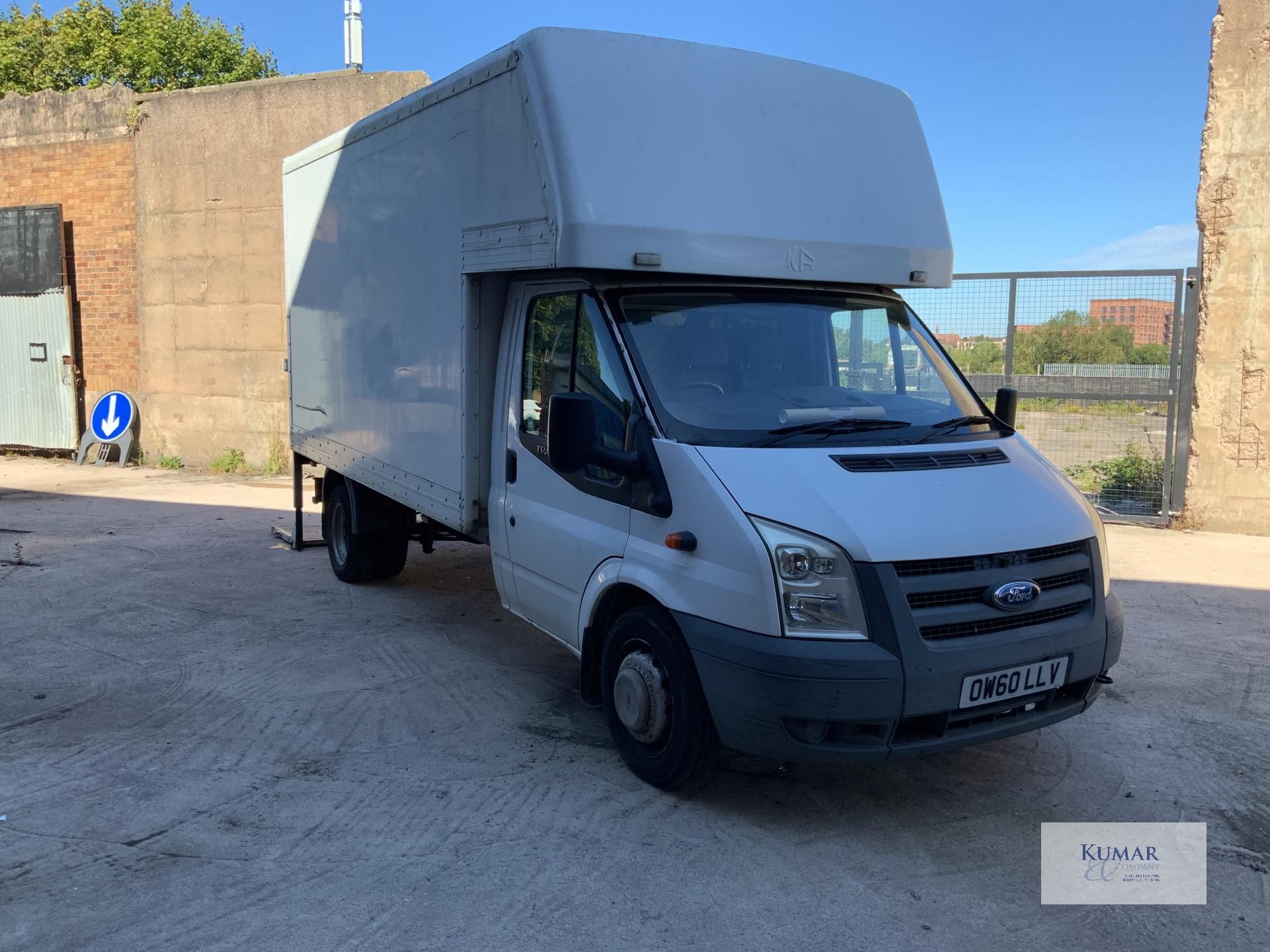 Ford Transit 350 LWB Luton Van with Tail Lift, Registration No. OW60 LLV, (2010). Recorded Mileage - Image 3 of 29