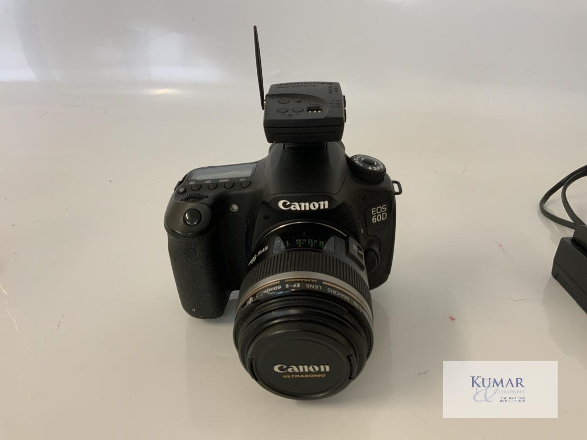 Canon EOS 60D Camera Body with Canon Macro Lens EF-S 60mm 1:2.8, Serial No.0111503880 with 2 - Image 2 of 26