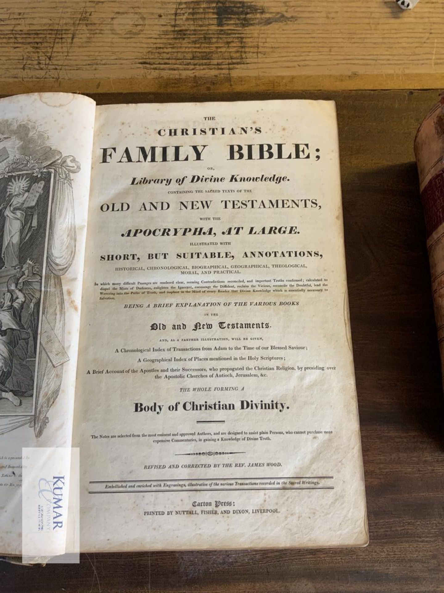 3: Vintage Books as Described - 1882 The Christians Family Old & New TestamentsHoly Bible with the - Image 10 of 18