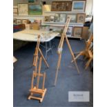 3: Various Wooden Easels as shown