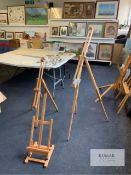 3: Various Wooden Easels as shown