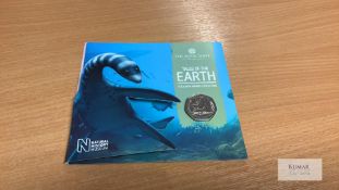 The Royal Mint Coin- Tales of the Earth. The Mary Anning Collection 2020 UK 50p Brilliant