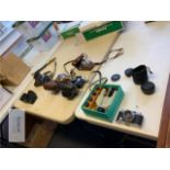 Mixed Lot of Vintage Cameras and Telescope Including; Canon EOS1000F Camera Body, Praktica LTL,