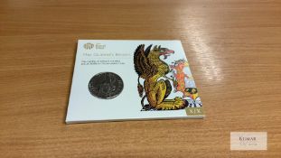 The Royal Mint Coin- The Queen's Beasts The Griffin of Edward III 2021 UK £5 Brilliant