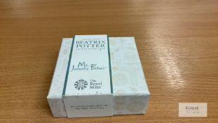 The Royal Mint Coin- Celebrating Beatrix Potter & Her Tales Mr Jeremy Fisher 2017 UK 50p Silver