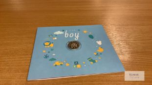 The Royal Mint Coin- Its a Boy 2020 UK 1p Silver Coin