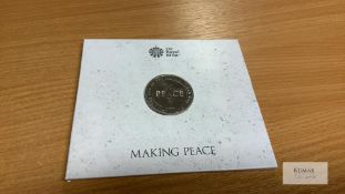 The Royal Mint Coin- Making Peace 2020 UK Â£5 Brilliant Uncirculated Coin