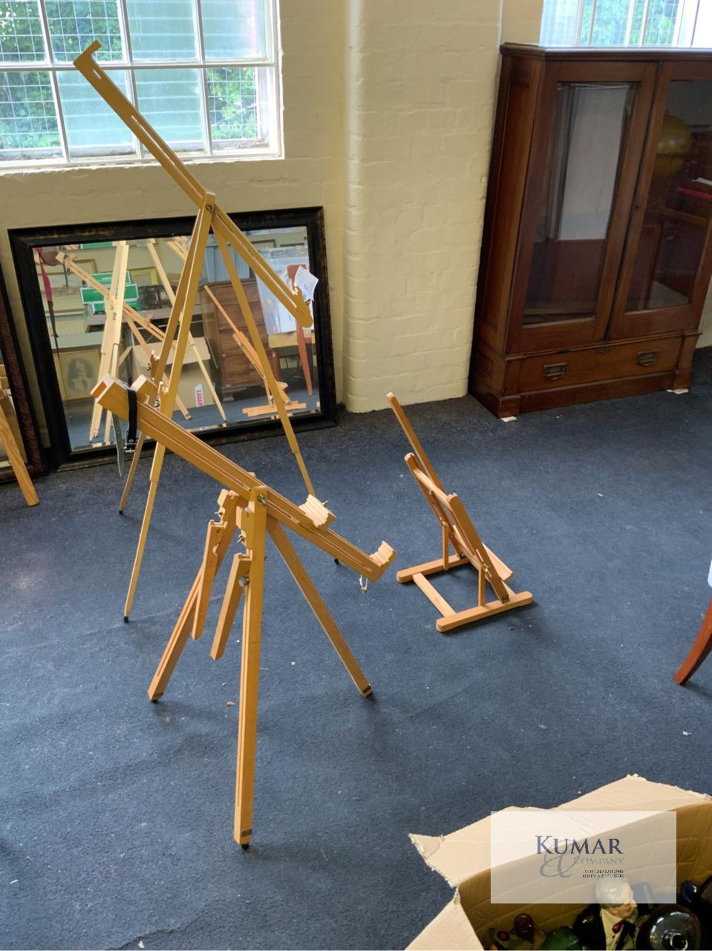 3: Various Wooden Easels as shown - Image 7 of 7