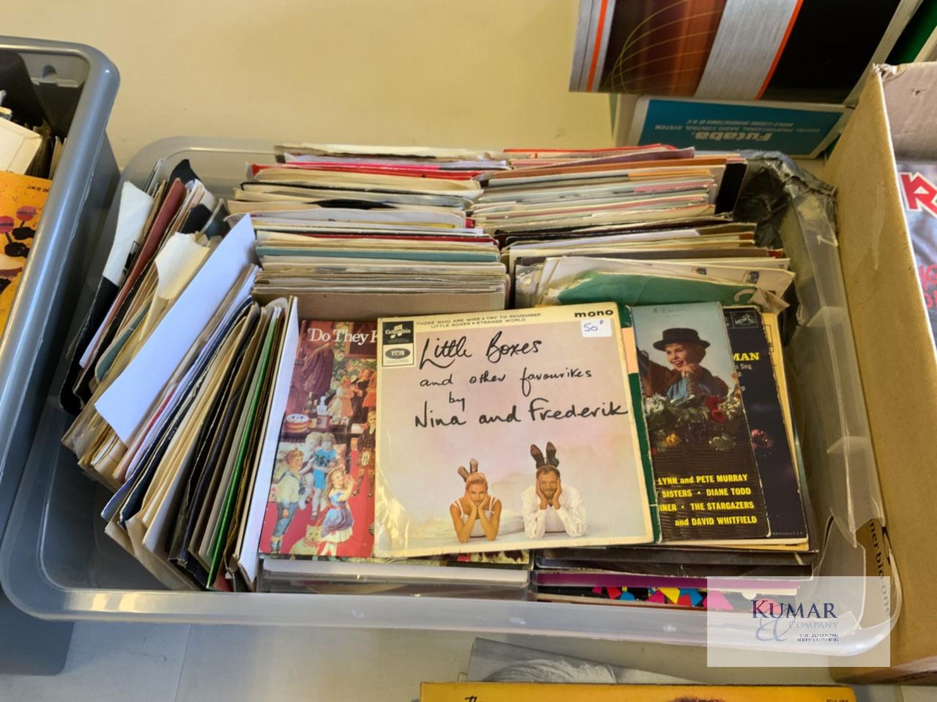 Large Collection of Vintage And Aged Vinyl Records, Books, Literature As Shown - Image 9 of 18