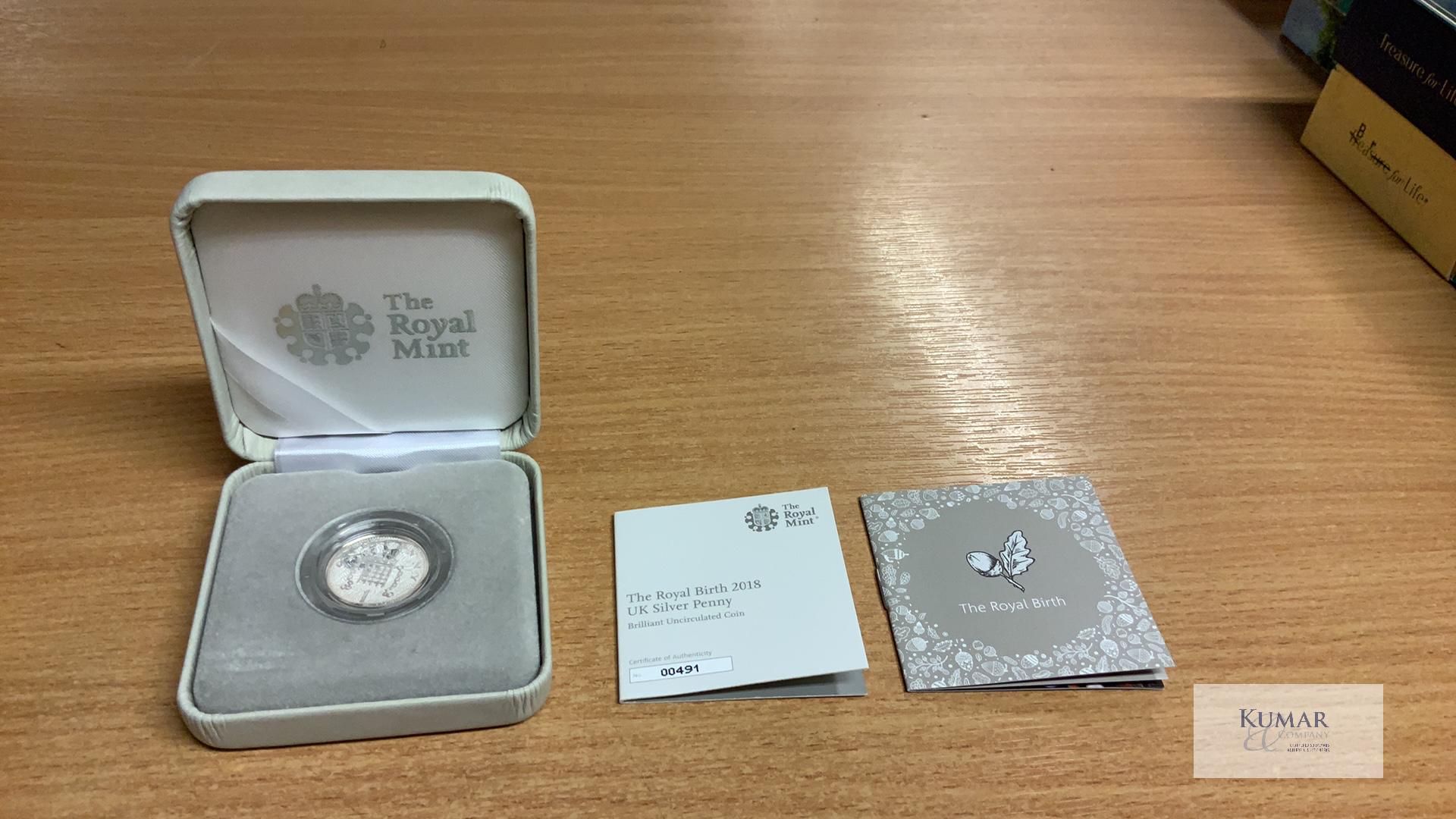 The Royal Mint Coin- Treasure for Life - The Royal Birth. 2018 UK Silver Penny. - Image 4 of 4