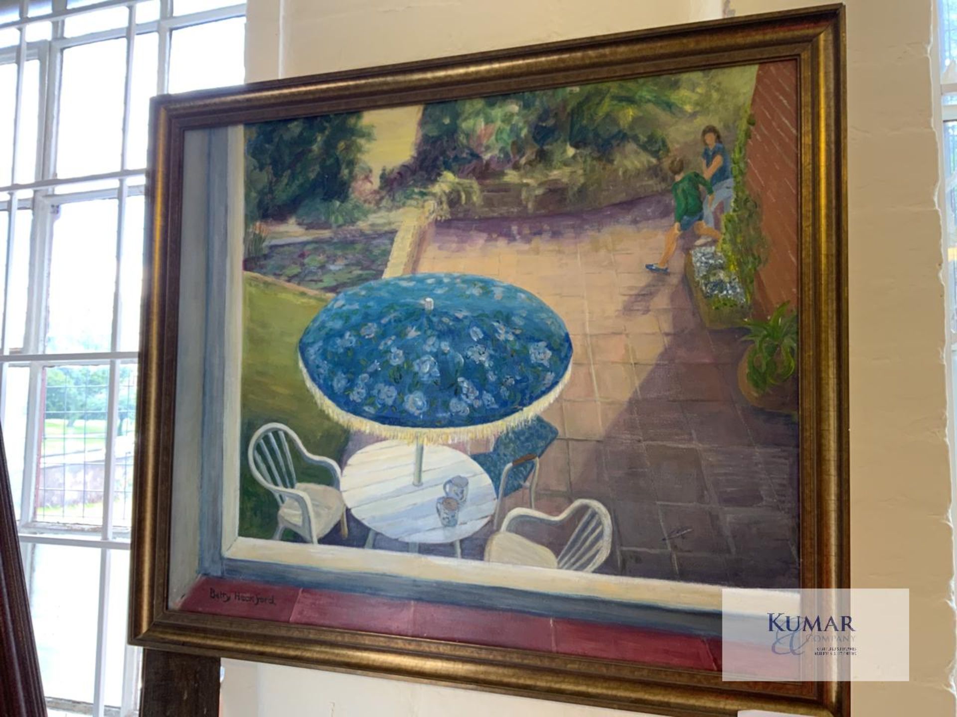 3: Various Pictures, Paintings, Drawings Etc - As Shown Including the Blue Umbrella by Betty - Image 2 of 11