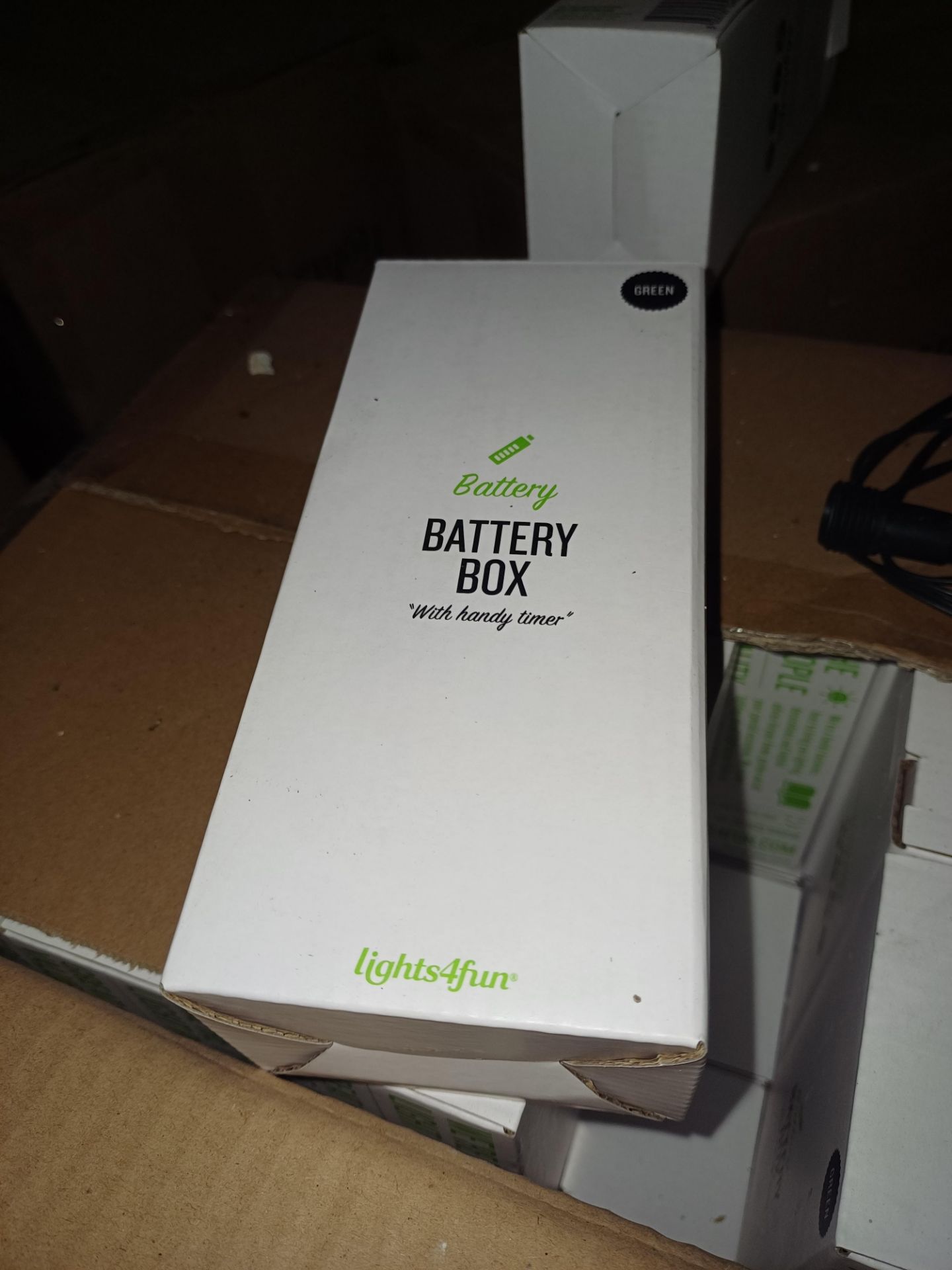 Pallet of Green Battery Boxes - Image 3 of 5