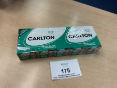 1: Outer 10 x 20 Carlton Green Filter Superking Unopened Cigarettes