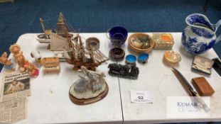 Assorted Bowls and Figures to include Collection of Pendelfin Figurines