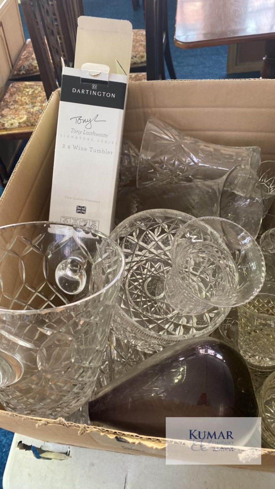 Quantity of Glassware to include Bowls, Cups and Plates