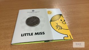 The Royal Mint Coin- Little Miss celebrating 50yrs of Mr. Men Little Miss 2020 UK £5 Brilliant