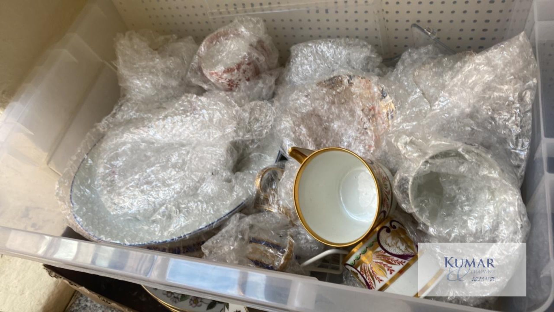 Quantity of Glassware to include Cups, Saucers and Plates - Image 8 of 14