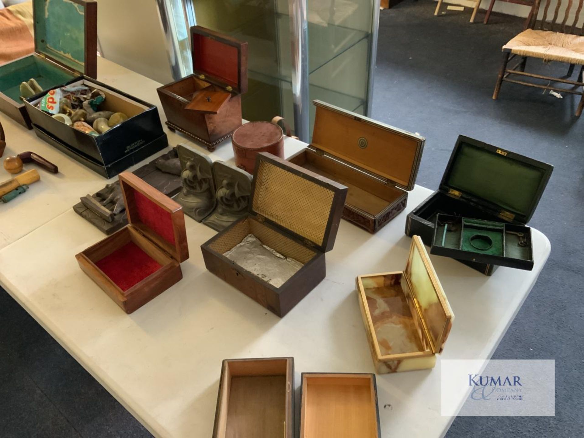 Mixed Lot of Jewellery Boxes and Accessories as shown - Bild 11 aus 13