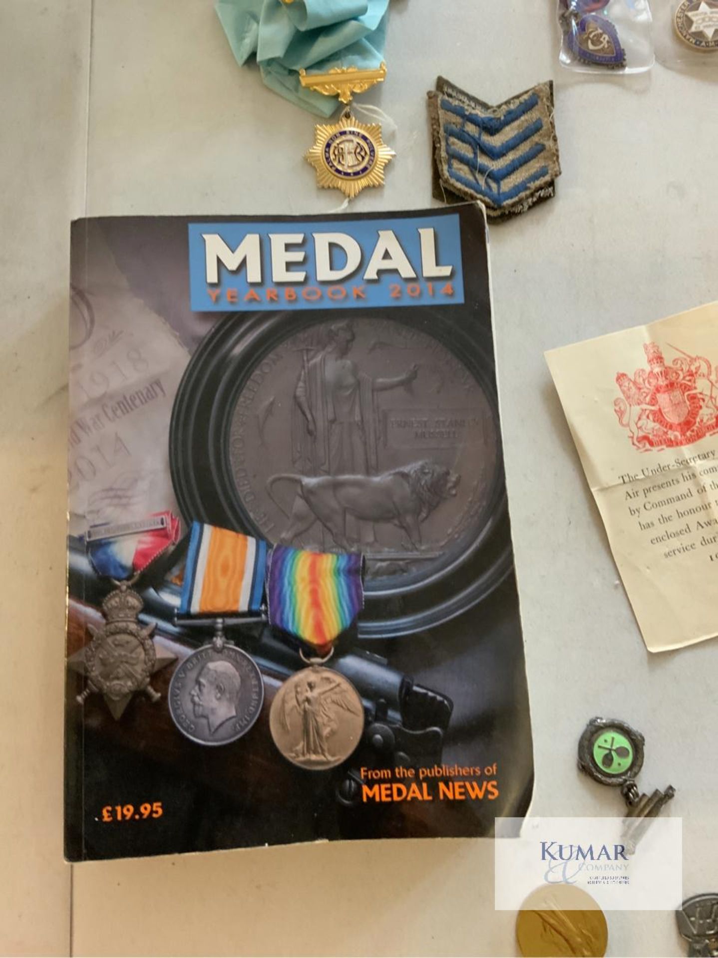 Mixed Lot of Service & Military Medals, Medal Year Book, Vintage Buttons, Wooden Jewellery Box - Image 2 of 19