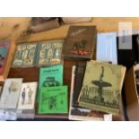 Collection of Vintage Albums, Books, Compendiums, Manuals, Picture Collections, Stamps, Plates and