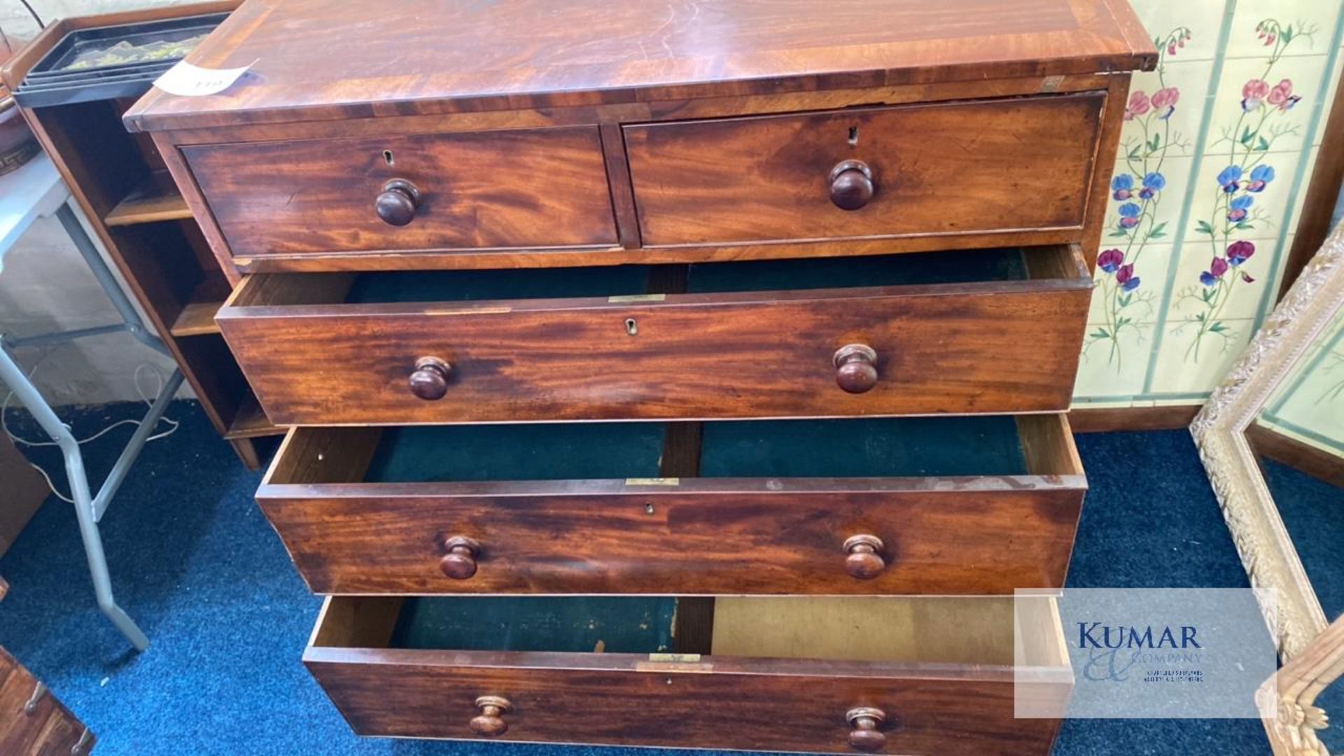 Antique Chest of Drawers - no key - Image 3 of 4