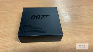 The Royal Mint Collection - James Bond 2020 UK One Ounce Silver Proof Coin Denomination £2, Struck