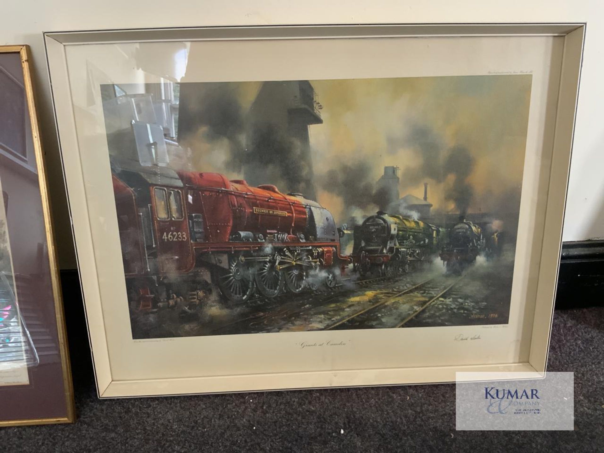 4: Various Pictures, Paintings, Drawings & Picture Frame Etc - Including David Weston 1974 Railway - Image 7 of 10