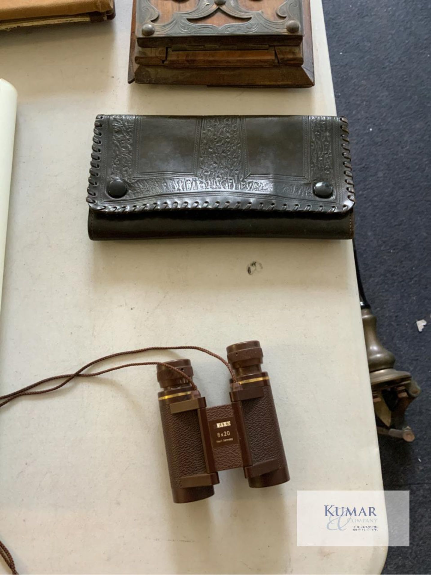 Mixed Lot Including, Eiss 8x20 Binoculars, Map Bag, Belt, Lance, Leather Black Purse, Postmaster - Image 7 of 13