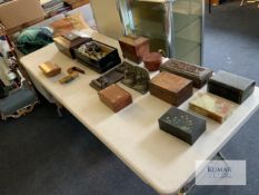 Mixed Lot of Jewellery Boxes and Accessories as shown