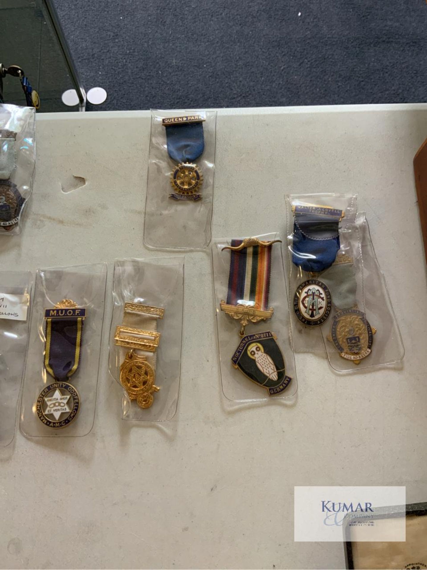 Mixed Lot of Service & Military Medals, Medal Year Book, Vintage Buttons, Wooden Jewellery Box - Image 4 of 19