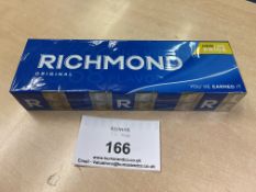 1: Outer 10 x 20 Richmond Original King Size Unopened Cigarettes