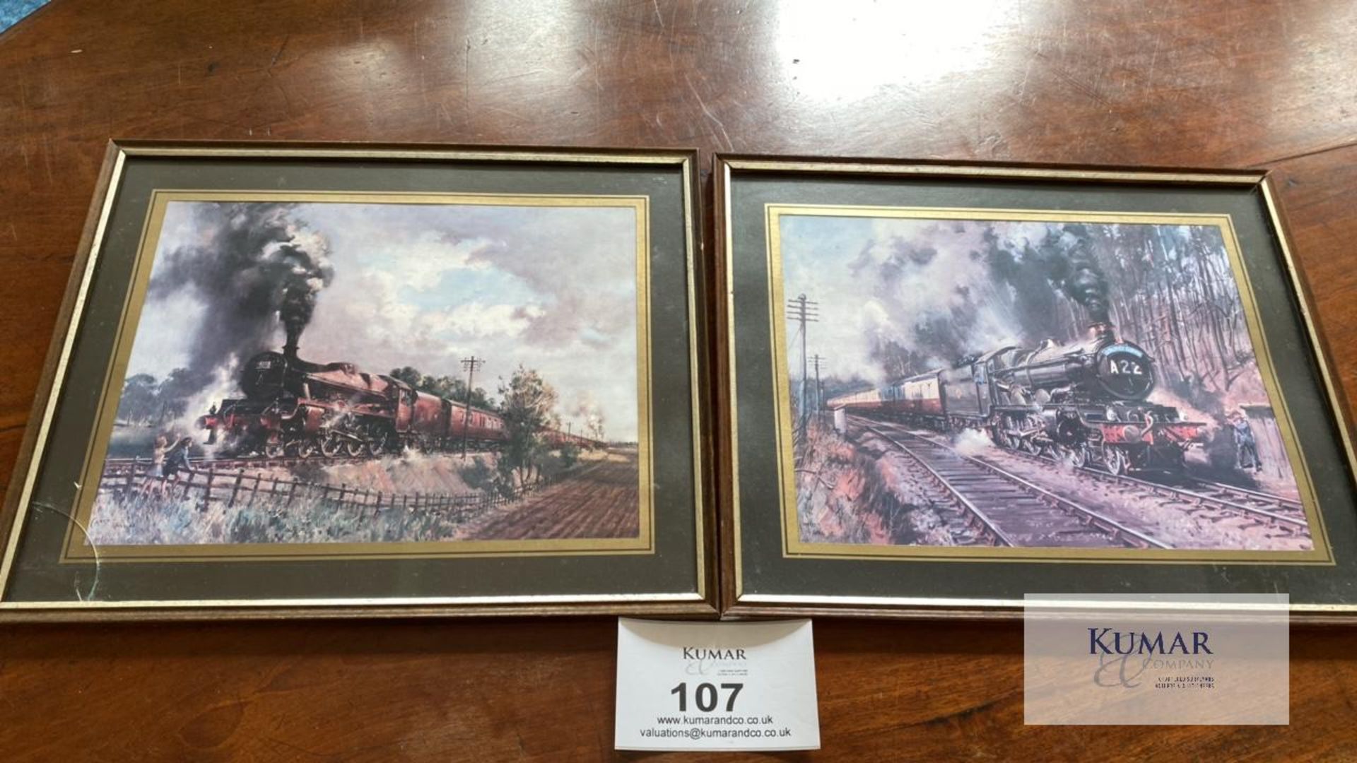 Train pictures in frames - Image 7 of 18