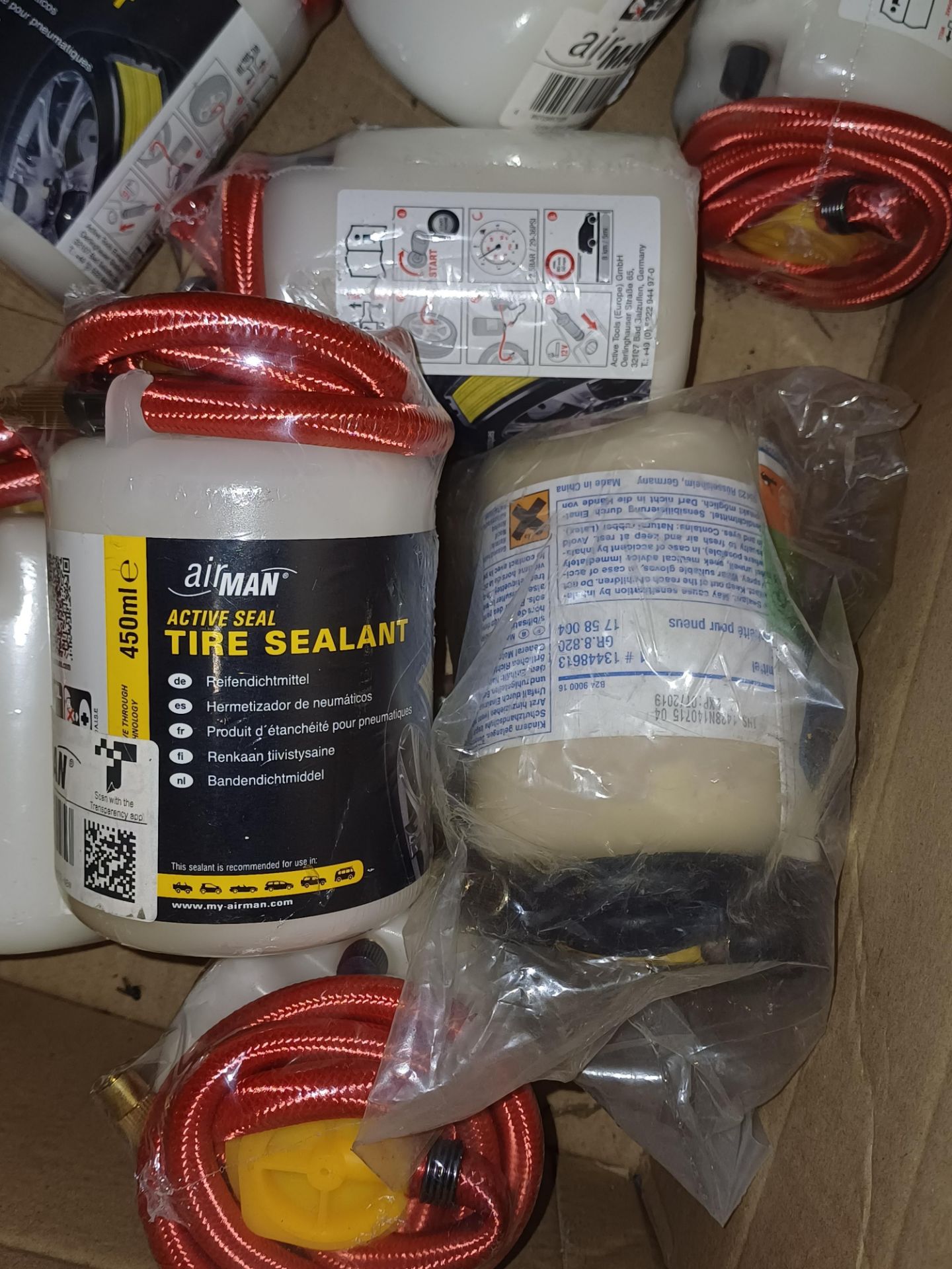 Airman Active Seal Tire Sealant (450ml x12) New Unused - Bild 2 aus 3