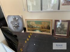 4: Various Pictures, Paintings, Drawings & Picture Frame Etc - Including David Weston 1974 Railway