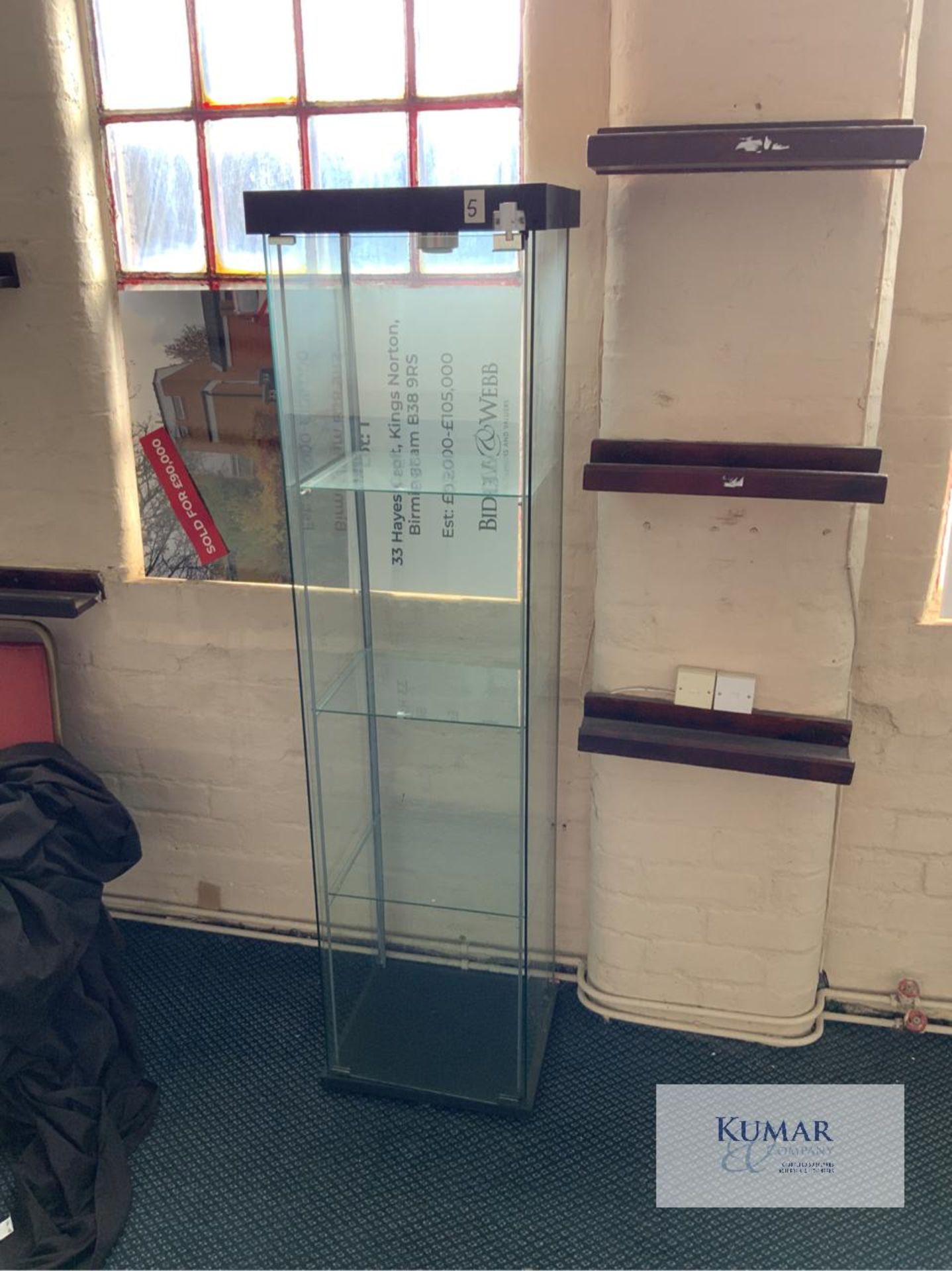 Glass Fronted Display Cabinet Located Main Sale Room 1st Floor