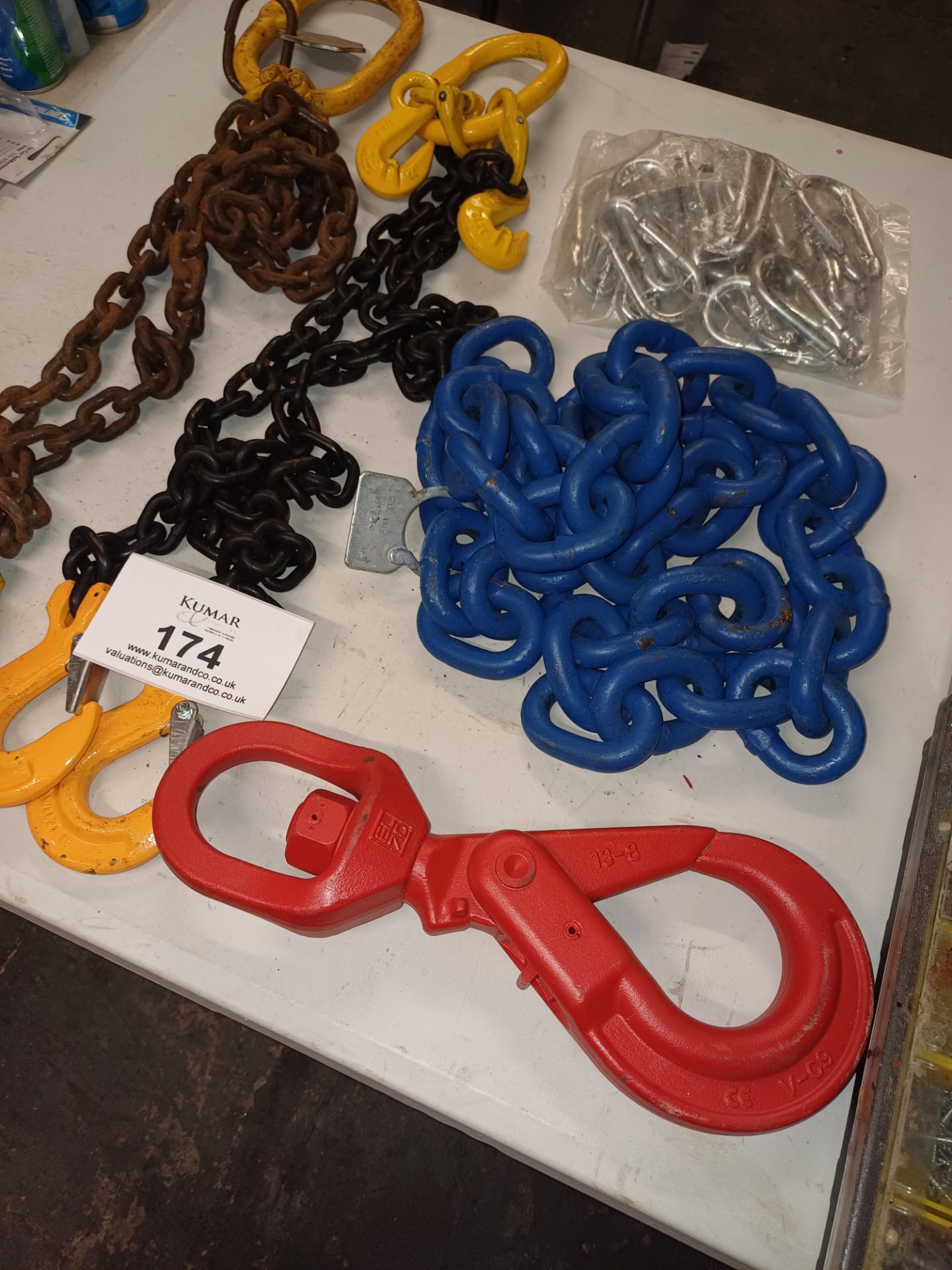 Assortment of Lifting Chains - Image 2 of 5