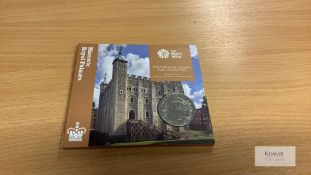 The Royal Mint Coin- The Tower of London Coin Collection The White Tower 2020 UK £5 Brilliant