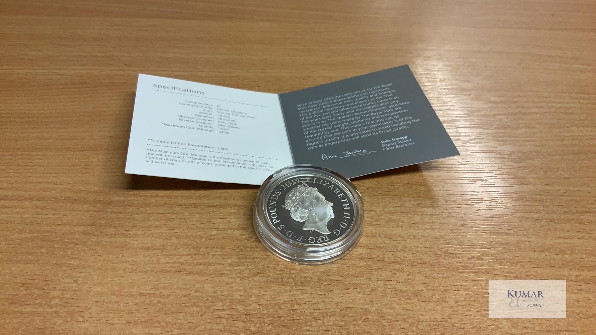 The Royal Mint Collection- The Tower of London Coin Collection. The Ceremony of Keys2019 UK £5 - Image 3 of 4