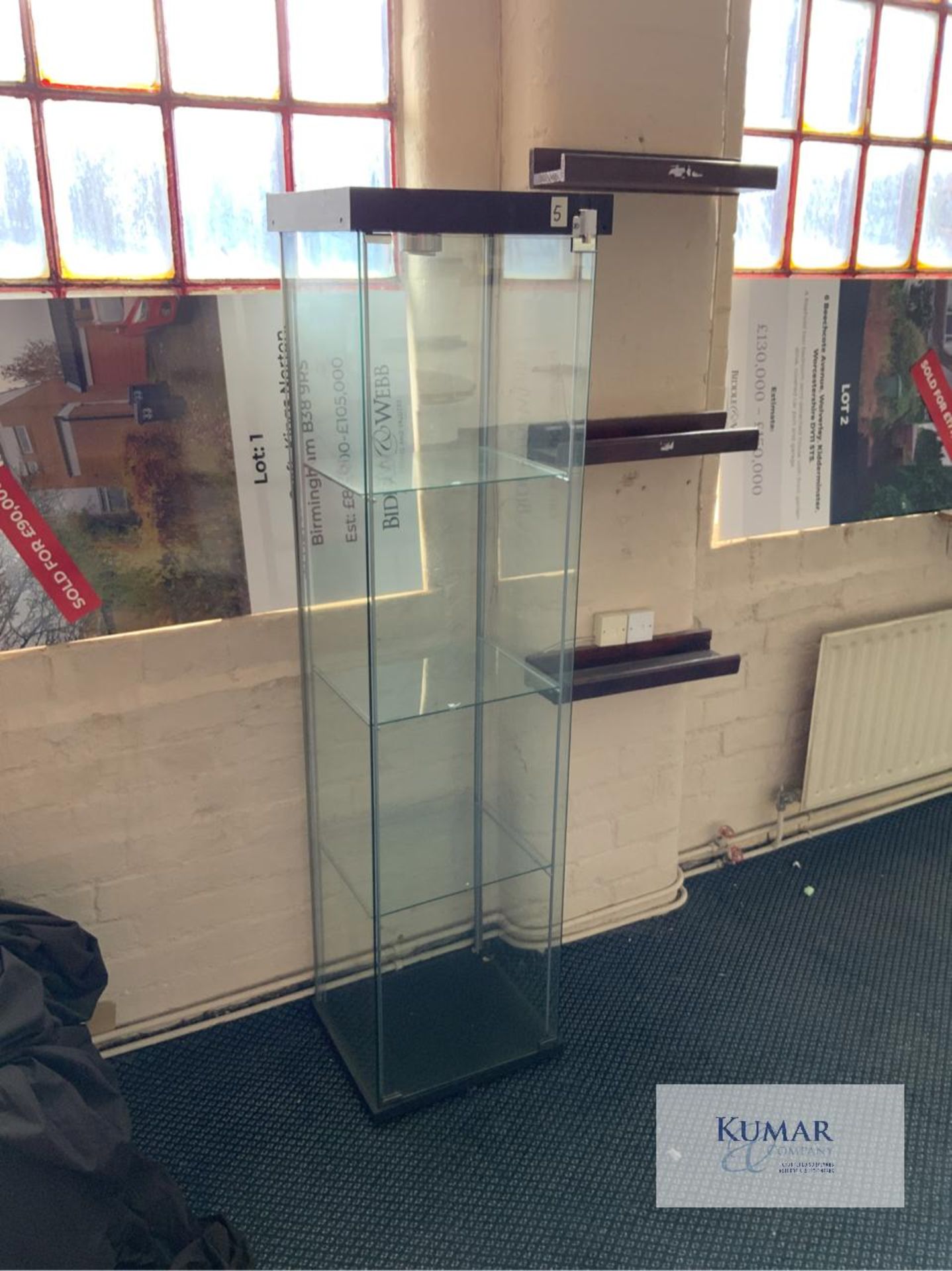 Glass Fronted Display Cabinet Located Main Sale Room 1st Floor - Image 2 of 2