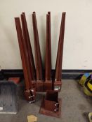 6: Fence Post Holders Marko 75mmx75mmx750mm with Shovel as shown in pictures