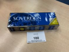 1: Outer 10 x 20 Sovereign Blue Superking Unopened Cigarettes