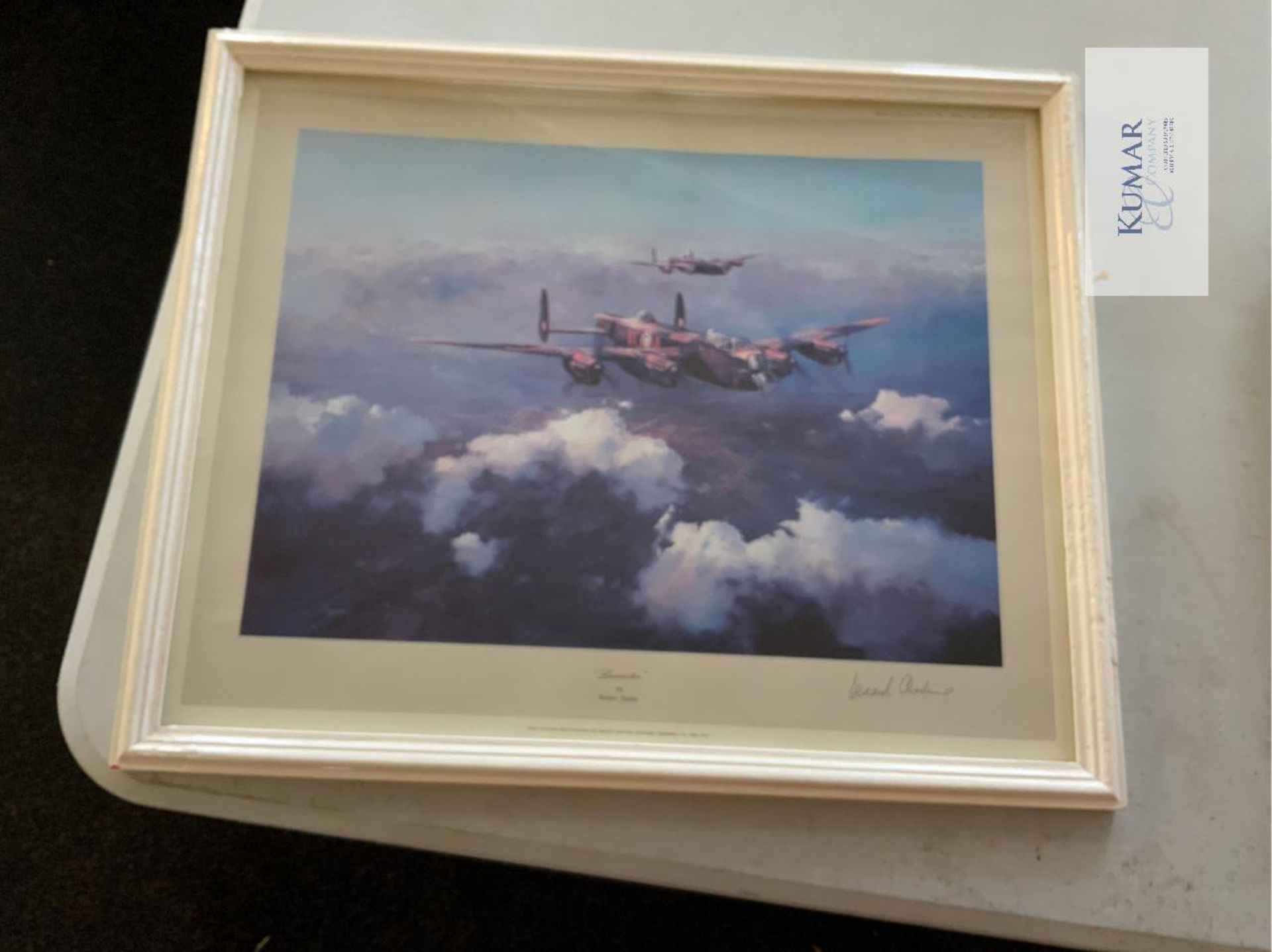 4: Various Pictures, Paintings, Drawings Etc - Including Lancaster by Robert Taylor, First Edition - Image 4 of 13