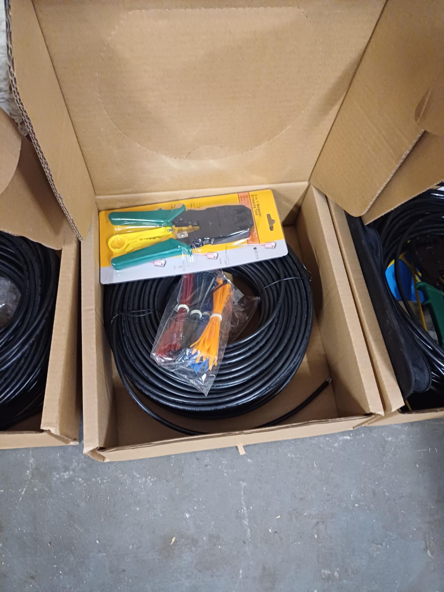 Mutec Power Outdoor Cable 100m with Tool Kit Outdoor Cable 300m Black FTPCATSE with 100 Ties & - Image 3 of 5