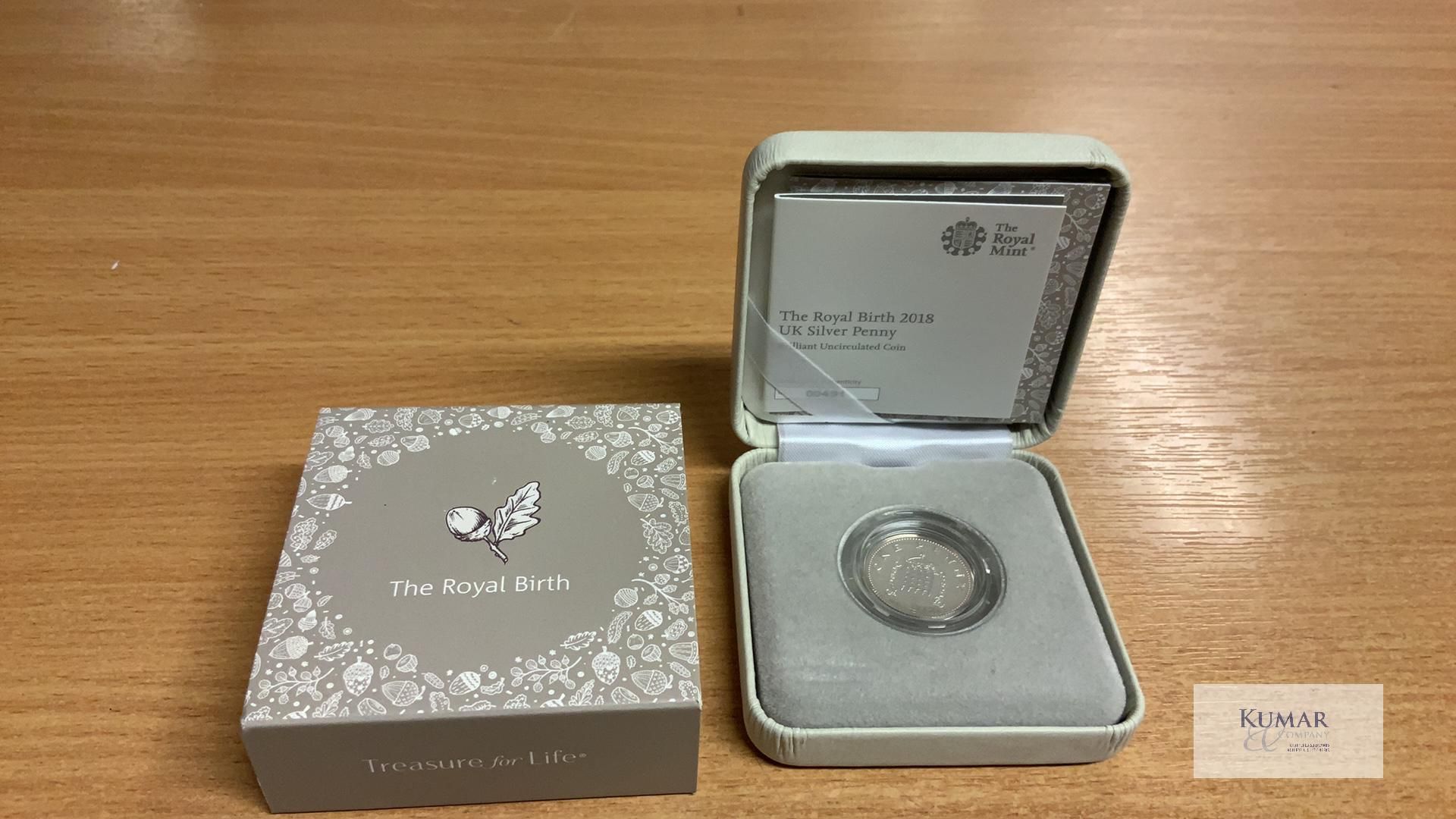 The Royal Mint Coin- Treasure for Life - The Royal Birth. 2018 UK Silver Penny. - Image 3 of 4