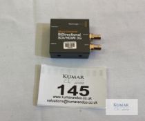 Blackmagic BiDirectional 3G SDI/HDMI Converter Description: Converts 3G SDI to 1080p HDMI and visa