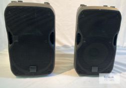 Pair Alto TS112a Active Full-range Loudspeakers (w/ covers and K&M stands) Description: Reliable